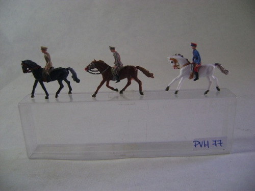 Nico 3 Militares A Caballo Preiser ? 1/87 (pph 294)