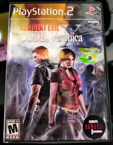 Resident Evil Code Veronica X (PS2) DUBLADO em Português do Brasil 