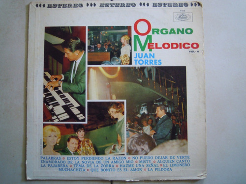 Juan Torres Organo Melodico Lp Vol.6