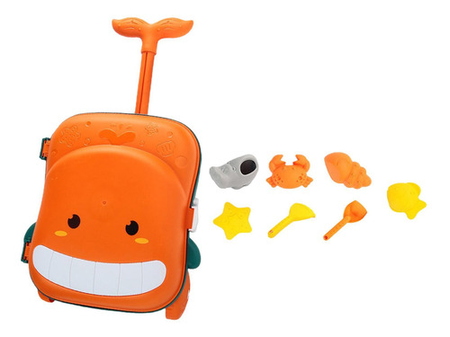 Juguete De Playa Para Niños, Cubierta De Carrito, Naranja