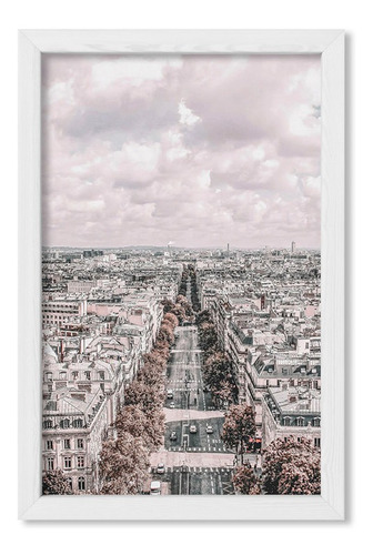 Cuadros Modernos 20x30 Chato Blanco I Love Paris 8