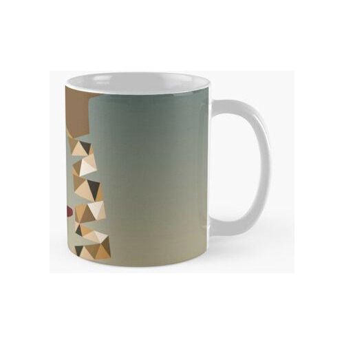 Taza Familia De Jirafa Coloreada Abstracta Calidad Premium