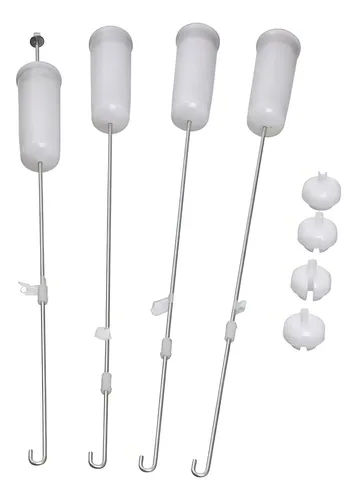 Kit 4 Varas Suspensão Lavadora 15k Brastemp Consul W10807957