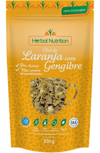 Chá De Laranja Com Gengibre - Herbal Nutrition - 100g