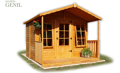 Bodega De Jardín Bdm Ebro - Madera 7,68 Mtrs.2