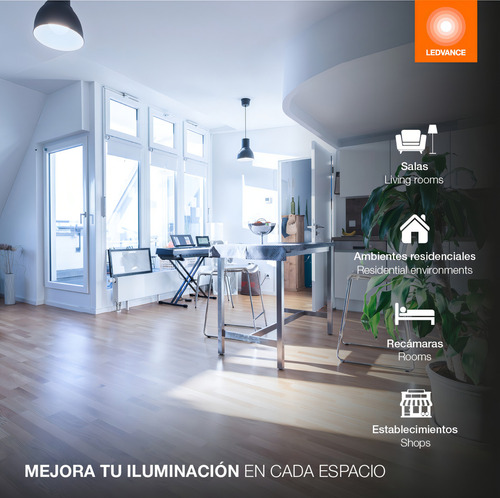 Kit 12 Pz Foco Led Bulbo 13.5w 127v Blanco Frío Ledvance