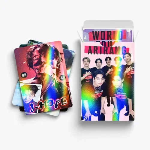 Álbum Bts Arirang, 60 Unidades De Cartões Lomo Holográficos