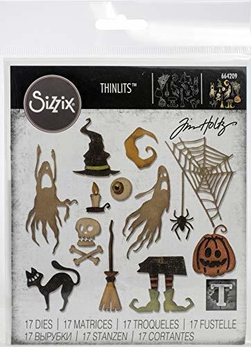 Sizzix Cosas Horribles Thinlits Die Set Tim Holtz, Paquete D