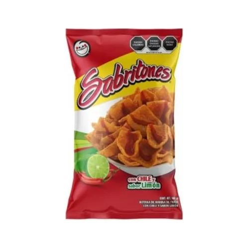 Sabritones Chicharrones Con Chile Y Limón 160 Gr (2 Bolsas)