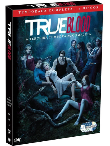 Dvd Box 5 Discos True Blood 3ª Temporada