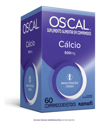 Mobility Oscal 500mg Com 60 Comprimidos Sem Sabor