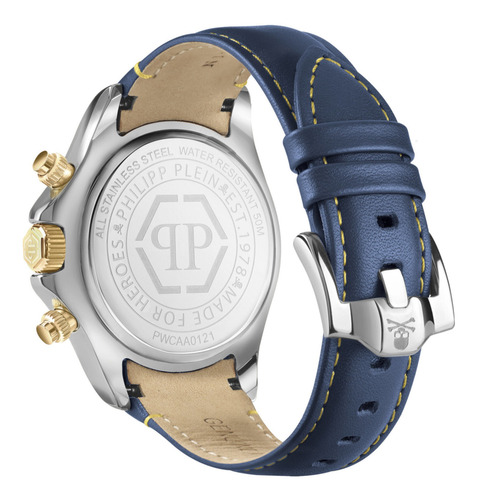 Imagen 3 de 4 de Reloj Philipp Plein Pwcaa0121 Para Hombre En Acero Inoxidabl