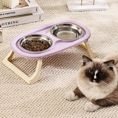 Cuenco De Agua Y Comida Para Gatos Cuenco Doble Para Gatos P