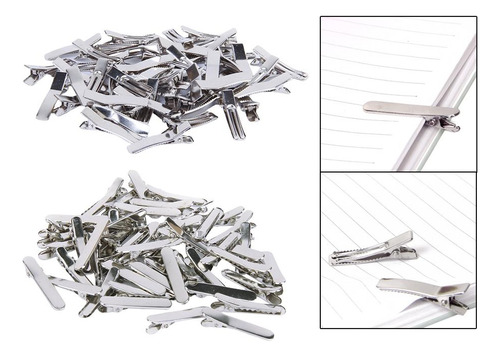 100 Piezas De Metal, Tapa Plana, Suave, , Pinzas, Pinzas,