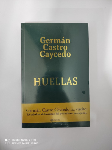 Libro Huellas Autor Germán Castro Caycedo Original Nuevo 