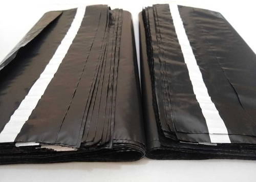 Imagen 5 de 6 de Bolsas Lisas Negras 30x45 Con Cierre Envios Correo X50u