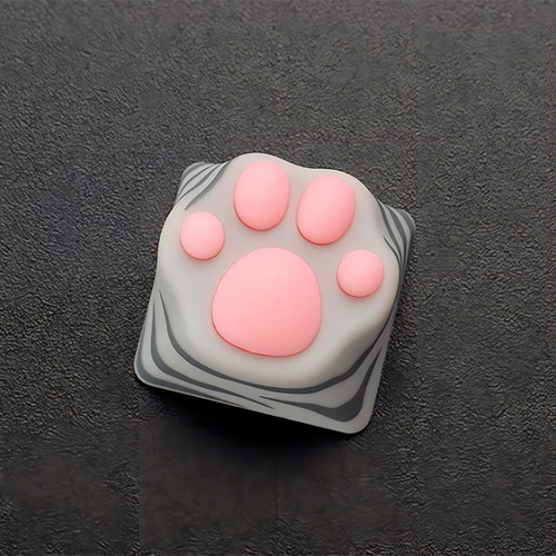 Keycap Gamer Zomo Kitty Paw | Silicone Macio