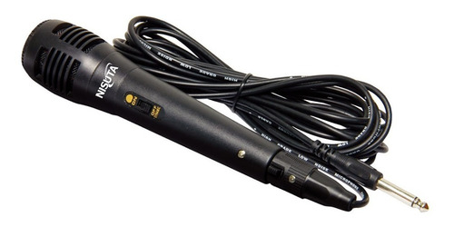 Micrófono Cableado Plug 6.3mm Con Cable De 5m Nsmicp5
