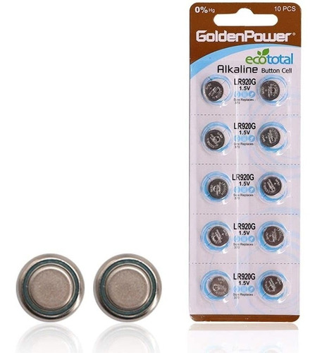 Goldenpower Lr920gh Pila De Boton Alcalina 1.5v Bateria Hi