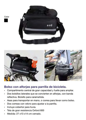 Bolso / Alforja Para Moto Y Bicicleta