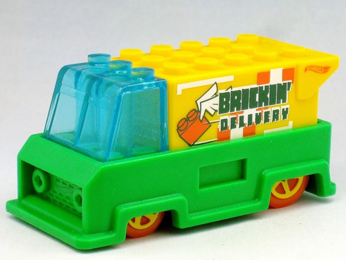 Hot Wheels Brick Delivery Esc 1:64 Brick Rides Mattel Color Rojo