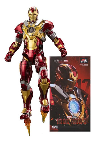 Iron-man Mark 17 Marvel Figura Acción Coleccionable Zd Toys