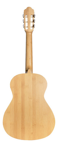 Guitarra Criolla 3/4 Bamboo Gc36 Bamboo Natural Funda Color Naranja