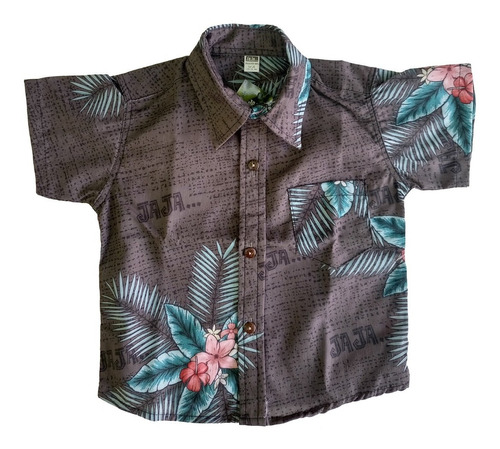 Camisa Hawaiana Para Niños