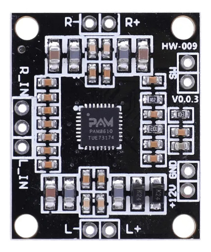 Pam8610 Módulo Mini Amplificador De Áudio Digital 2x15w