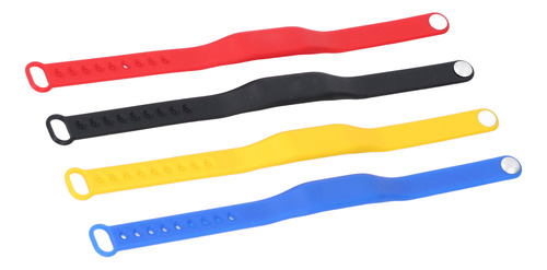 Pulsera De Silicona Para Piscina, 4 Piezas, Nfc, Resistente