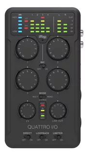 Interfaz De Audio Ik Multimedia Mixer Irig Quattro I/0