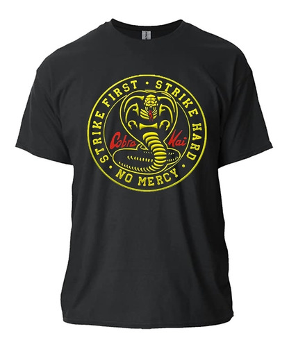 Cobra Kai Remera De Algodon Premium / Series De Netflix