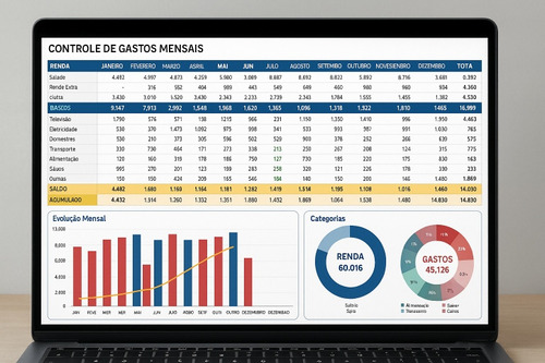 Template Pronto Para Uso Excel 2016