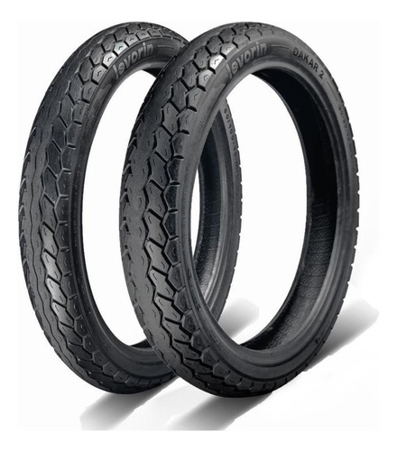 Par Pneu 80/100-18 + 90/90-18 Dakar 2 Levorin Ybr Factor