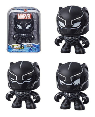 Figura Mighty Muggs Black Panther Avengers 3 Expresiones 