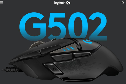 Mouse
gamer Logitech G Series G502 Hero negro