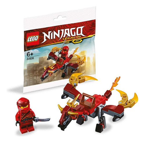 Lego City Minifigure Child Red Jacket Con Cinta Y Big Check 