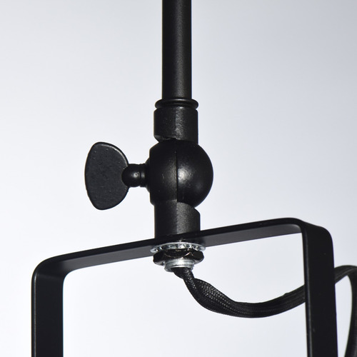 Imagen 8 de 8 de Lampara Spot Aplique 1 Luz Modelo Roloi I Leuk Negro E27