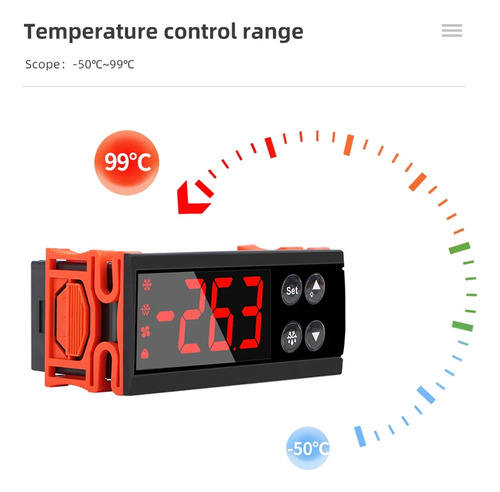 Termostato Digital, Higrostato, Controlador De Temperatura Y