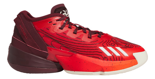 Tenis adidas Basquetbol D.o.n. Issue 4 Hombre Rojo