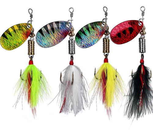 Thkfish Cebos Giratorios De Pesca Spinnerbait Trucha Senuelo