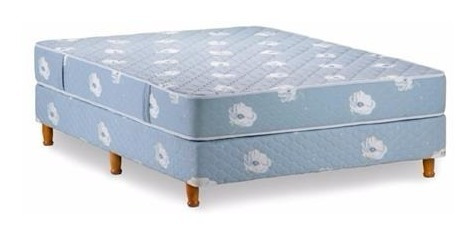 Somier Y Colchon Sommier Acuario 2 Plazas 130 X 190 Fabrica