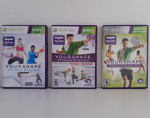 Coleção Your Shape Fitness Evolved Xbox 360 Original 3 Jogos