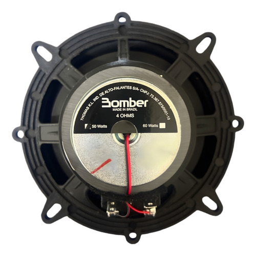 Par De Alto Falantes Triaxial Bomber Bbr 5 Pol - 100 Wrms