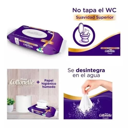 Papel Húmedo Kleenex Cottonelle Fresh 42pz | TODOALAMANO
