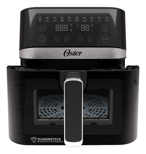 Freidora Diamondtech Oster de 6 litros con pantalla transparente de