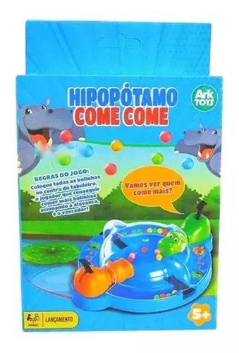 Jogo Infantil De Mesa Papa Bolinhas Hipopótamo 18 Cm - Compre