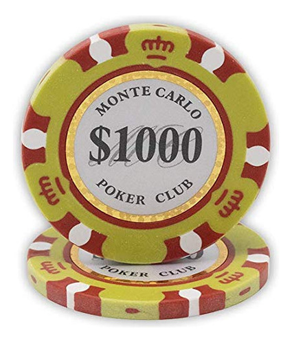 Da Vinci 14 Gramos Clay Monte Carlo Poker Club Fichas De Pó