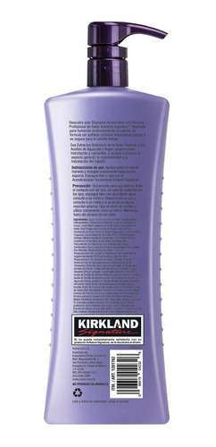 Pack Shampoo Acondicionador Hidratante 1 Lt C/u Kirkland