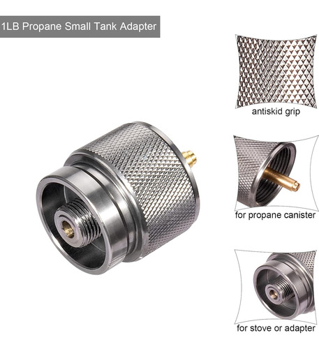 Adaptador De Estufa De Camping Seadesky 1lb A Válvula En417